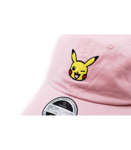 Cap Pikachu Pokemon rosa